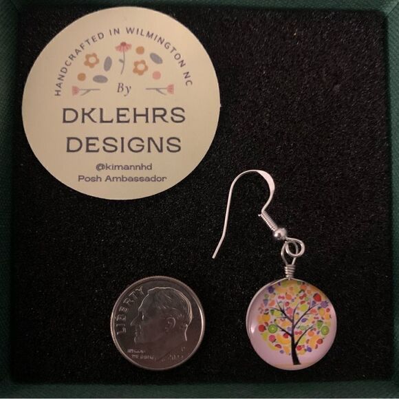 🌺 925 Tree of Life Fashion Earrings - Picture 4 of 8